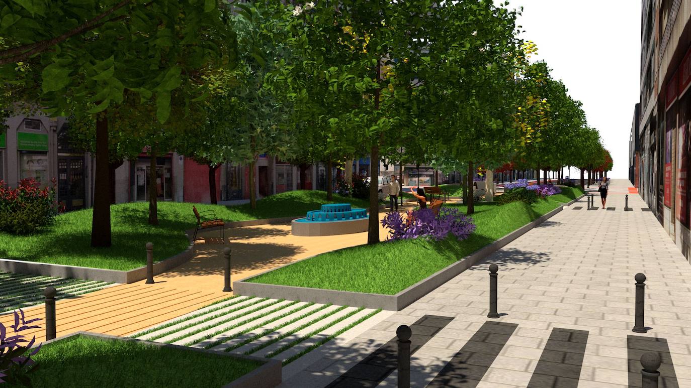 Fotos: Así quedará la calle María Díaz de Haro