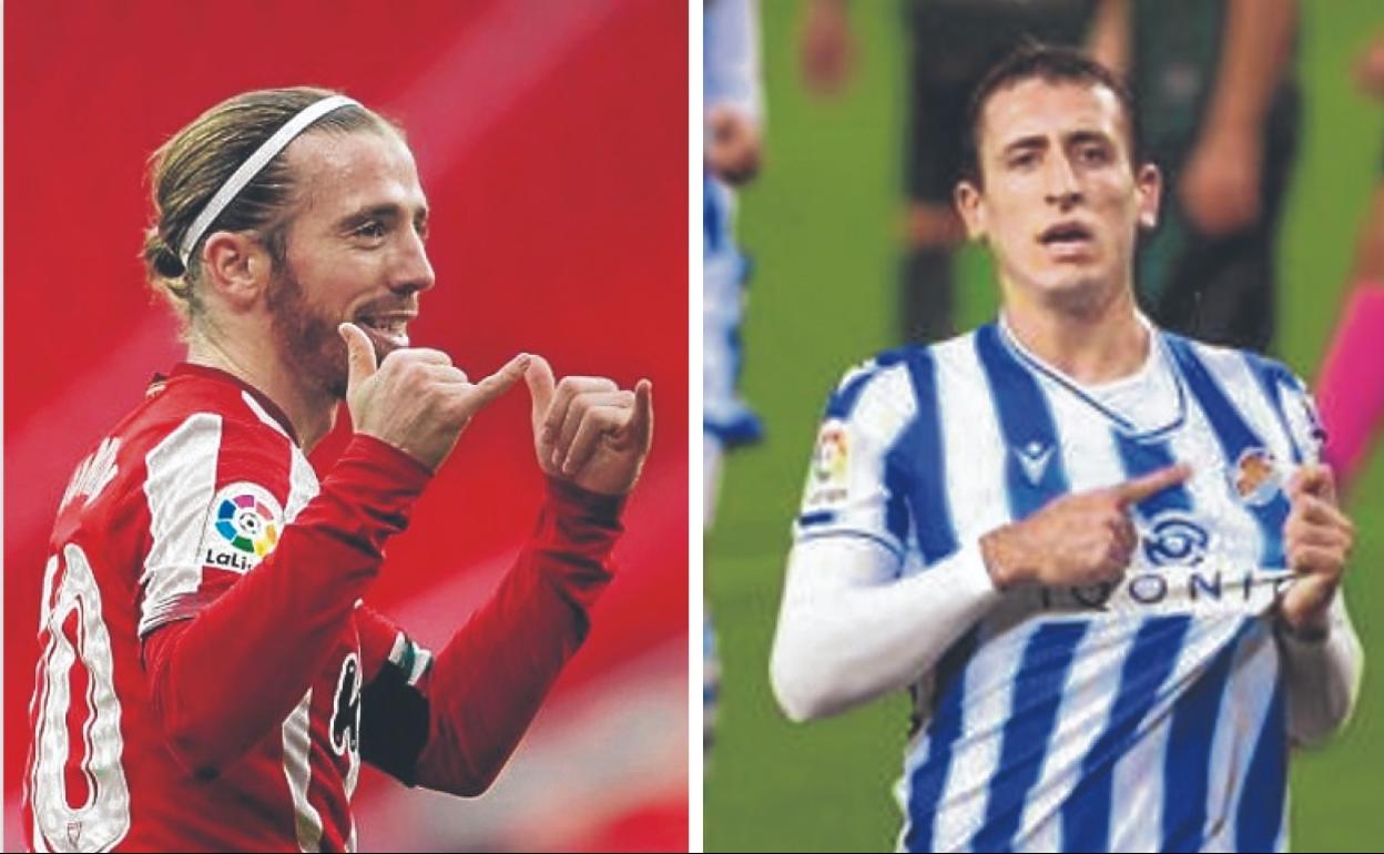 Iker Muniain y Mikel Oyarzabal. 