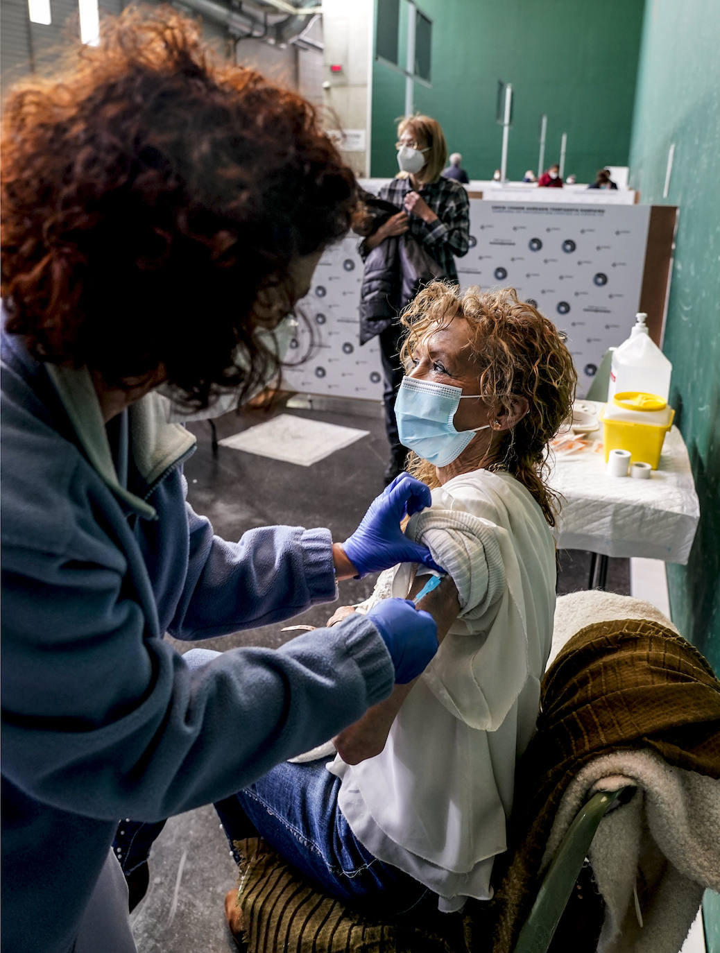 Fotos: Arranca la inmunización en el &#039;vacunódromo&#039; de Lakua