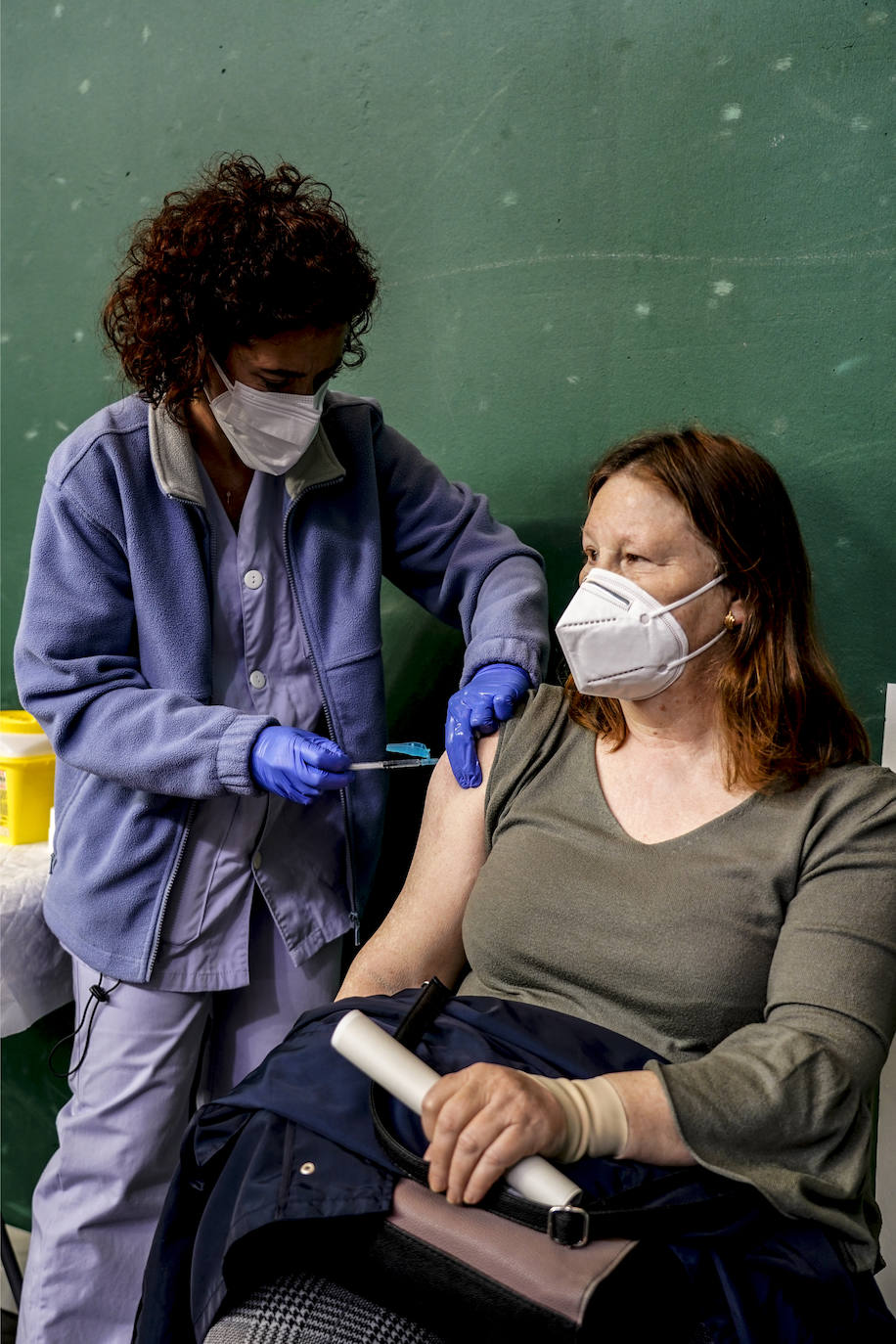 Fotos: Arranca la inmunización en el &#039;vacunódromo&#039; de Lakua