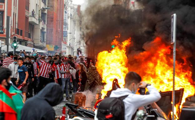 Vídeo. Imagen de los altercados en Pozas el día 3.