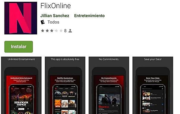 App FlixOnline en Google Play