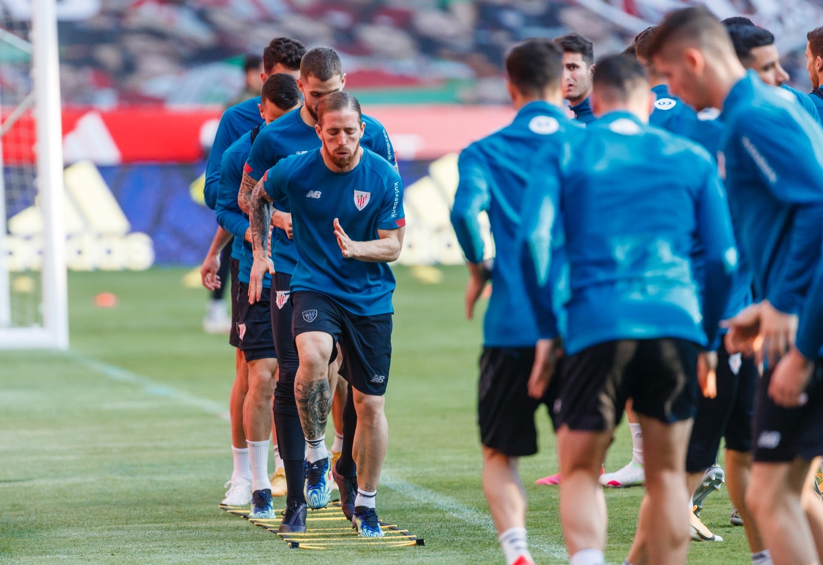 Fotos: El último entrenamiento del Athletic antes de la final, en imágenes