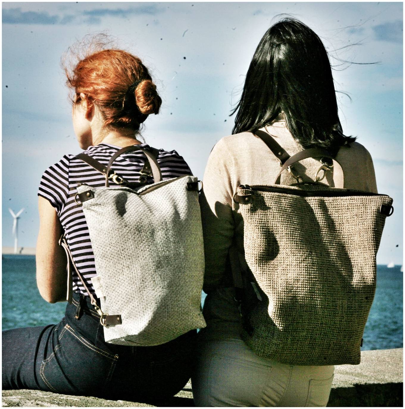 Fotos: De elaborar fundas para tablas de surf en el Puerto Viejo de Getxo a fundar su firma de bolsos artesanos