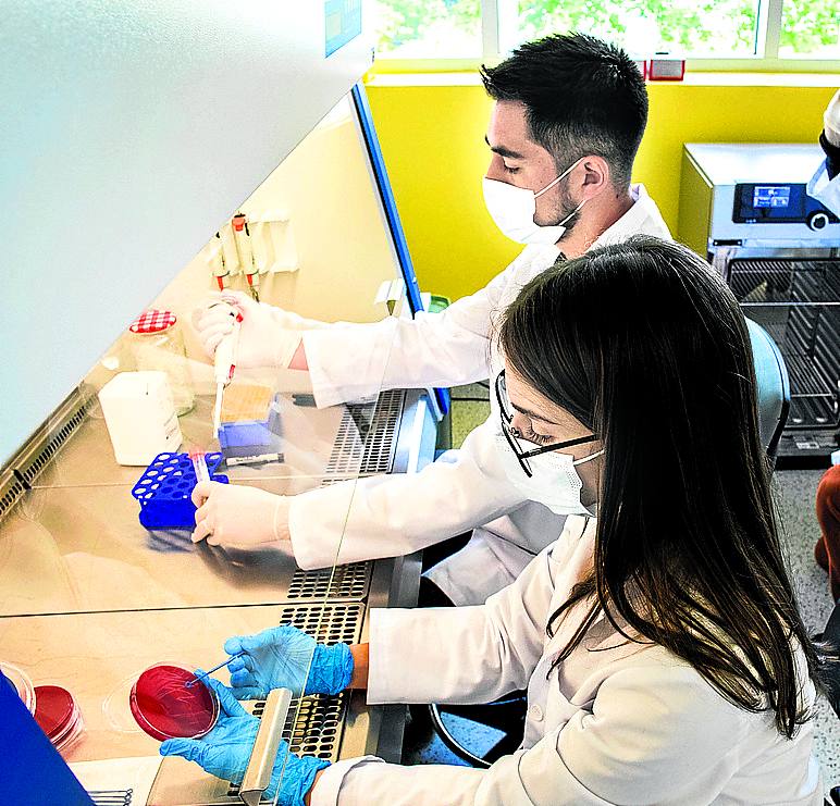 Predominan las batas blancas.