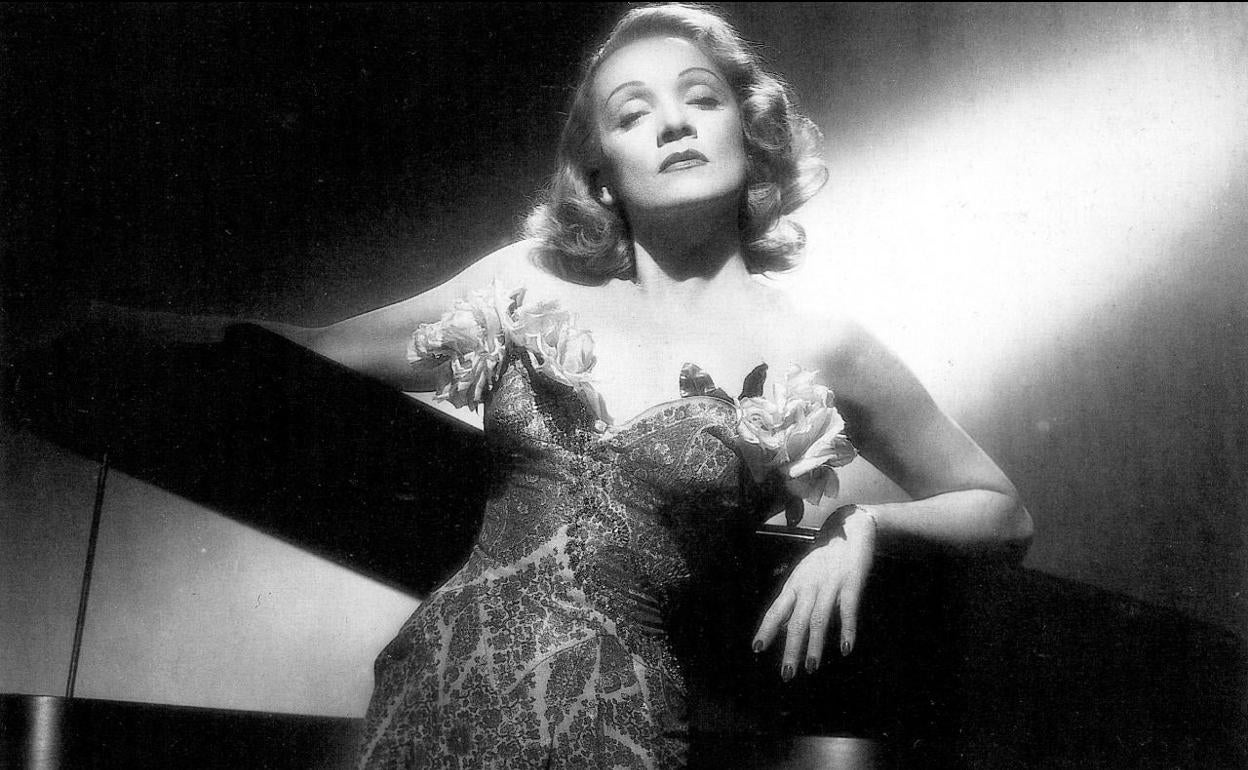 Marlene Dietrich en una imagen de la película.