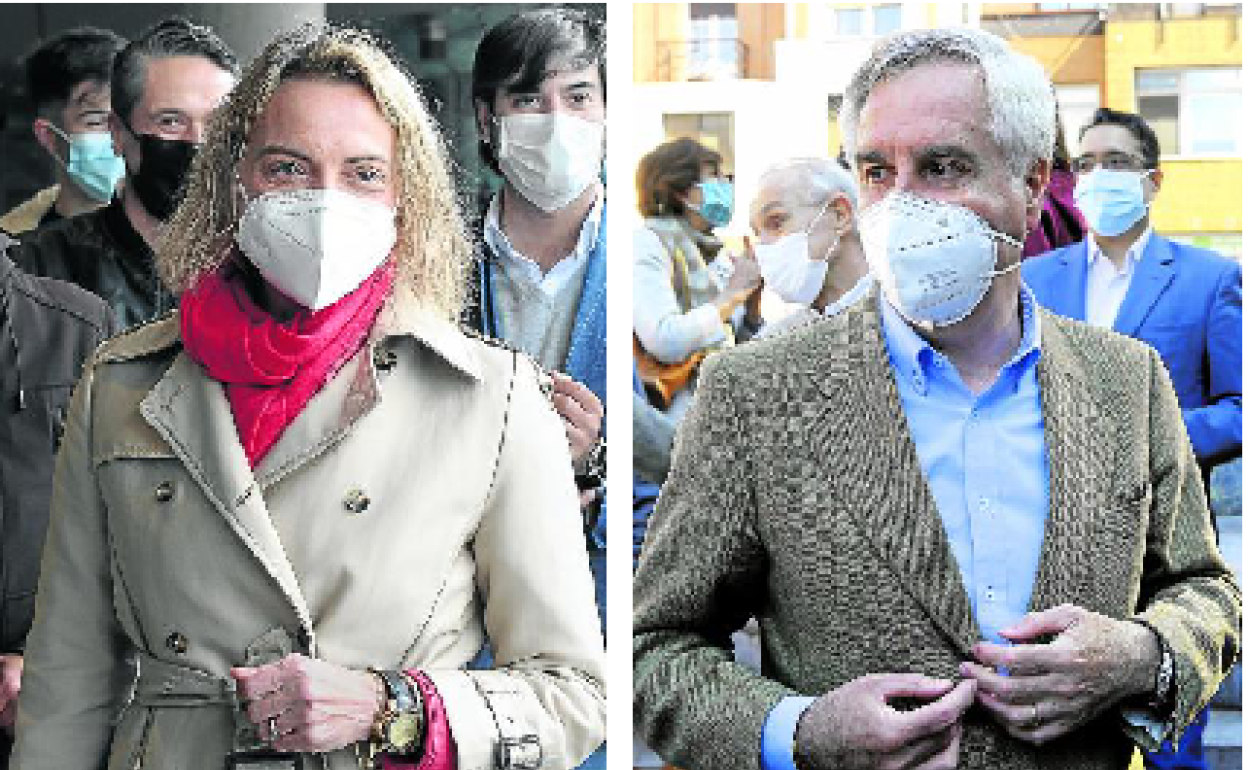 Raquel González y Luis Eguiluz pugna por liderar la formación en Bizkaia. 