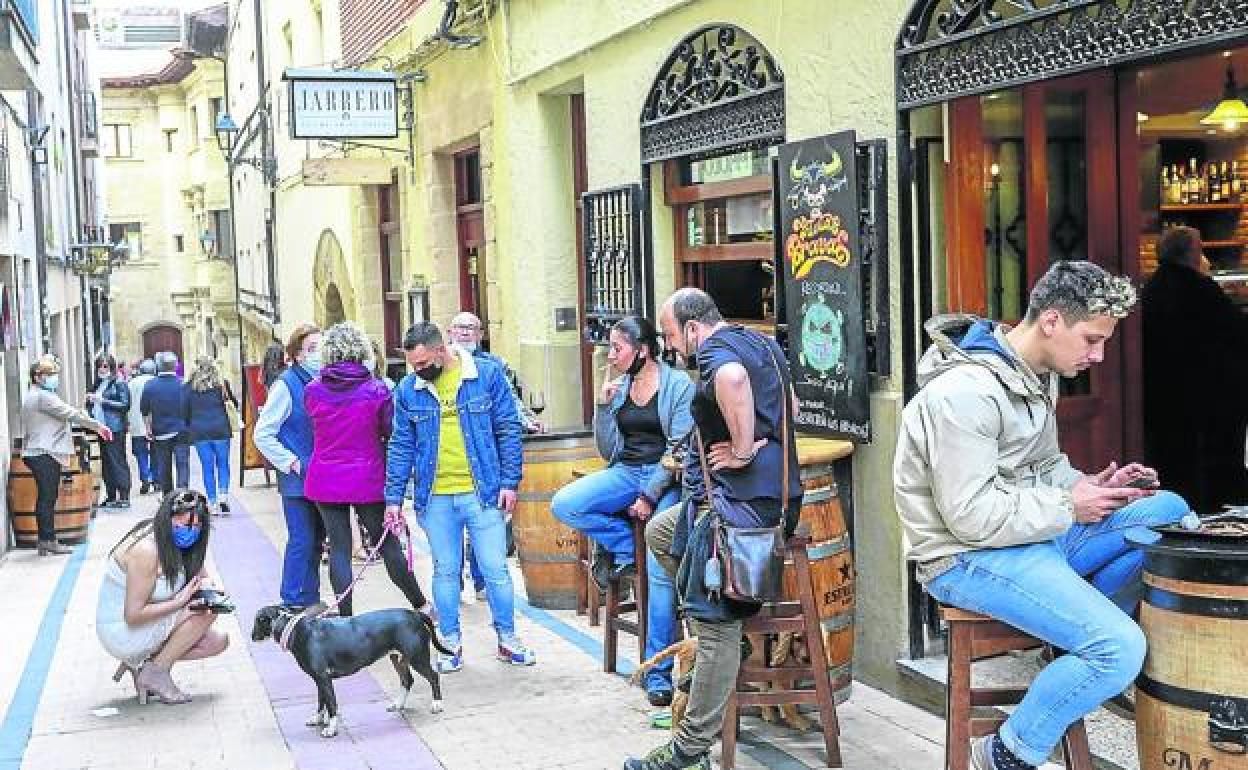 En Haro recuperaron el ambiente previo al estado de alarma. 