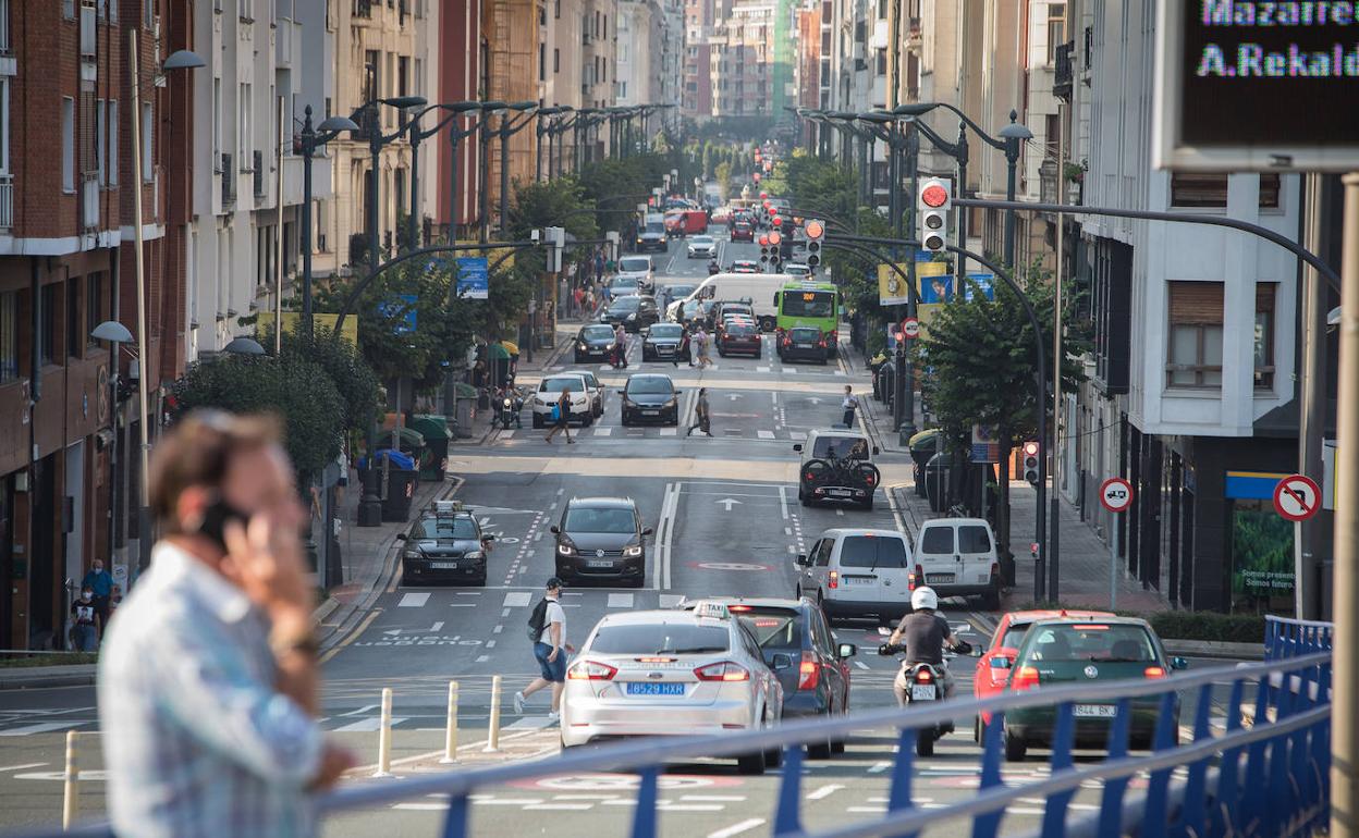 Menos humos y menos ruidos en las calles de Bilbao