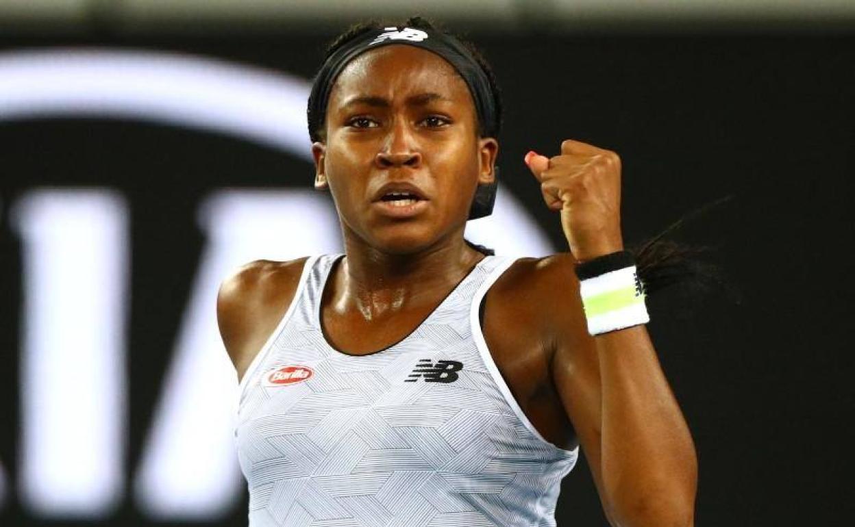 Coco Gauff da la sorpresa en Roma