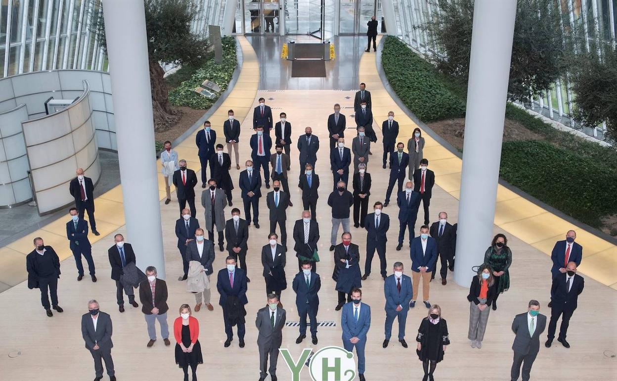 Imagen de la presentación del proyecto en la sede de Iberdrola. 