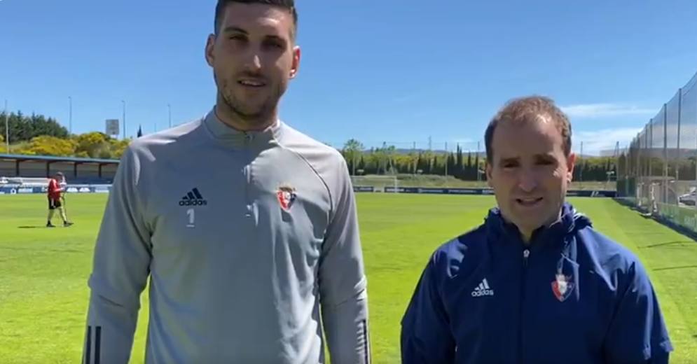 Jagoba Arrasate, entrenador de Osasuna, anima al Amorebieta: «Queda un último paso»