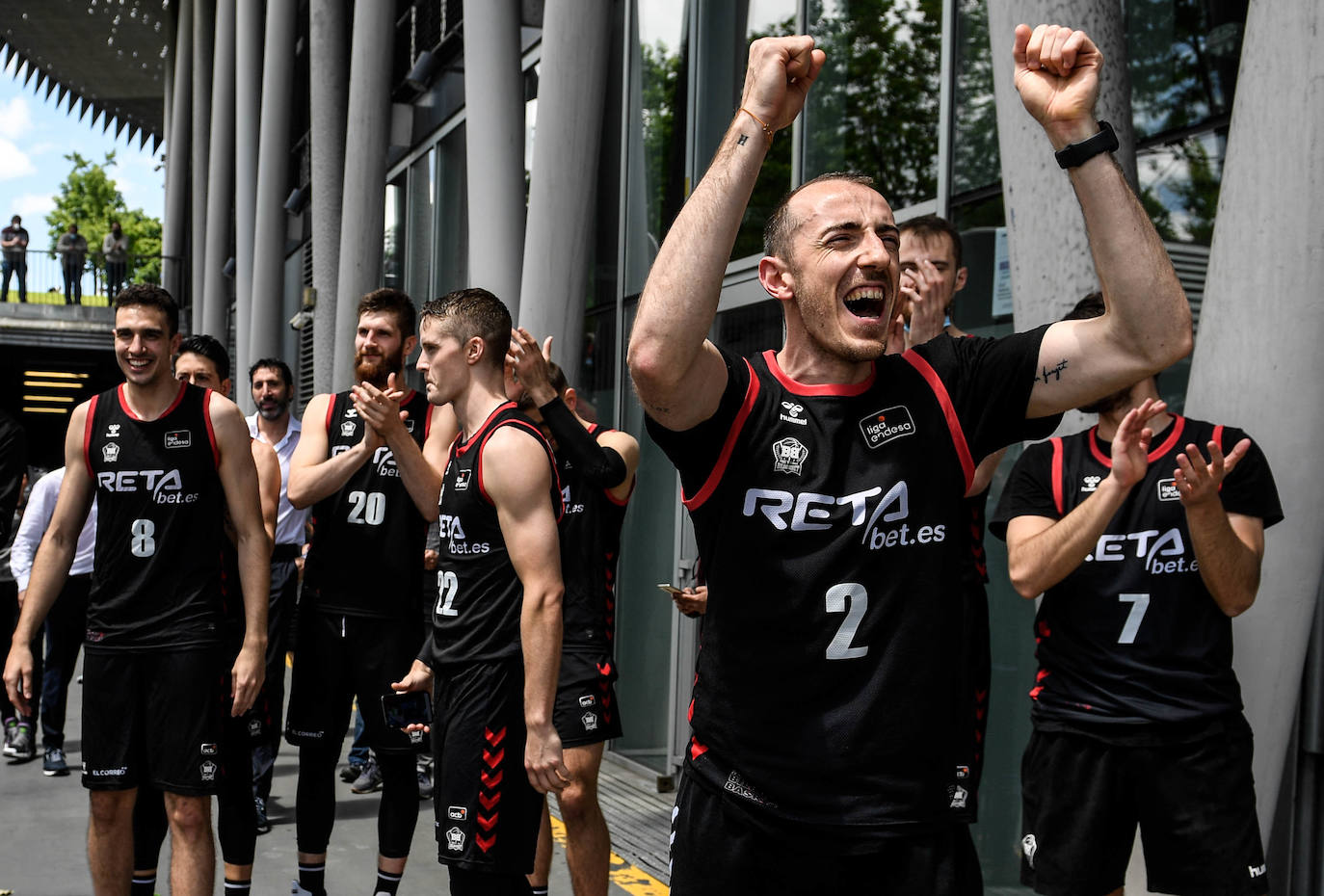 Fotos: Así ha sido la celebración del Bilbao Basket