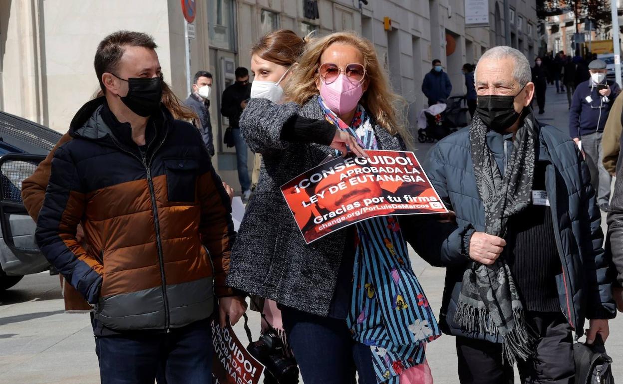 La familia de la fallecida Maribel Tellaetxe ha luchado de manera incesante por la aprobación de la ley.