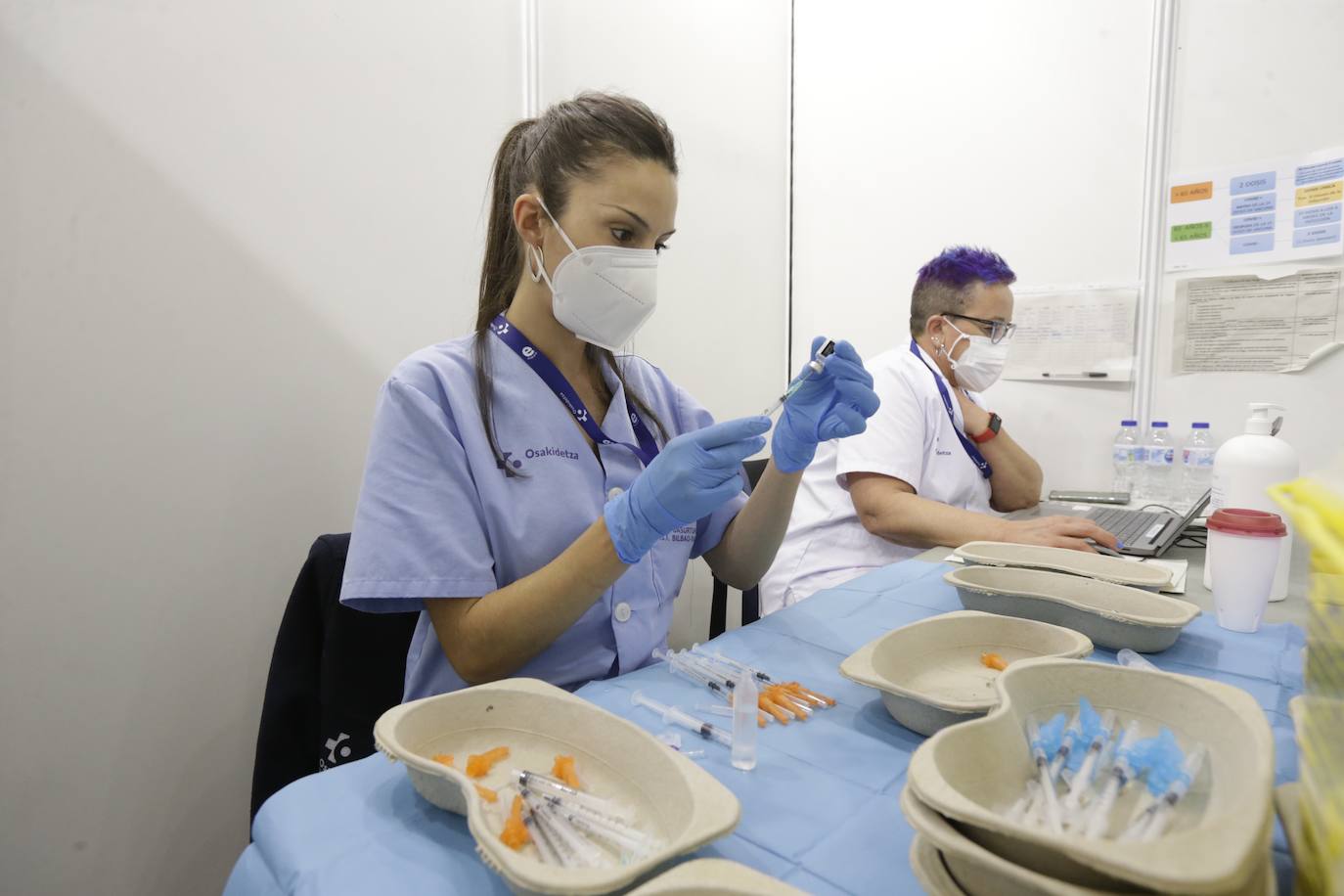 Fotos: Así fue el comienzo de la vacunación con la segunda dosis en La Casilla