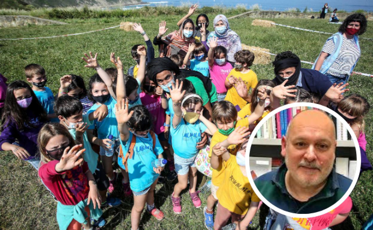 Ibilaldiaren irudi bat. Beheko argazkian, Xabier Ugalde.