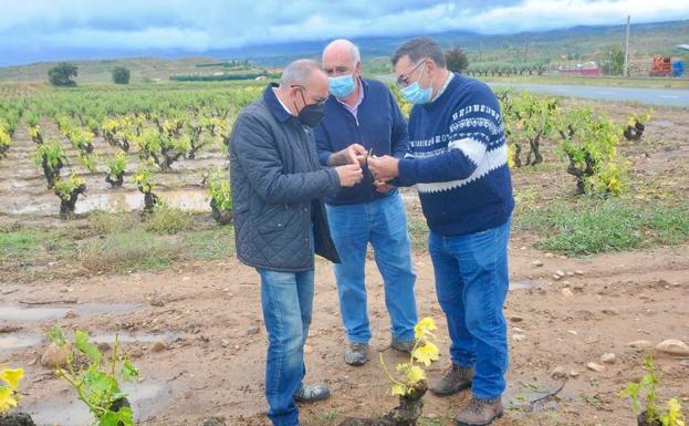 Ramiro González, junto a Txutxi Muro y José Luis Díaz Bello.