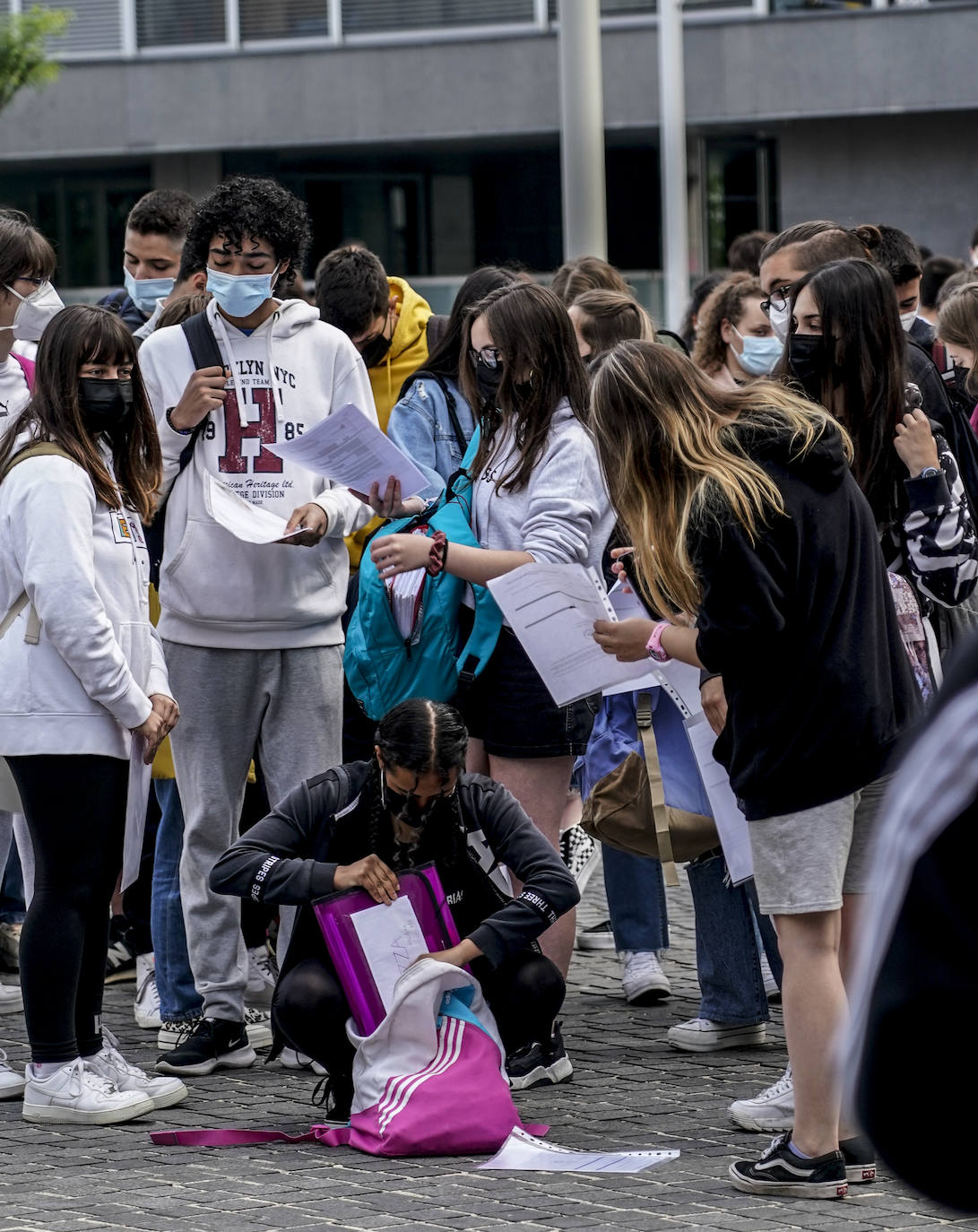 Fotos: Primera jornada de la Selectividad 2021 en Álava