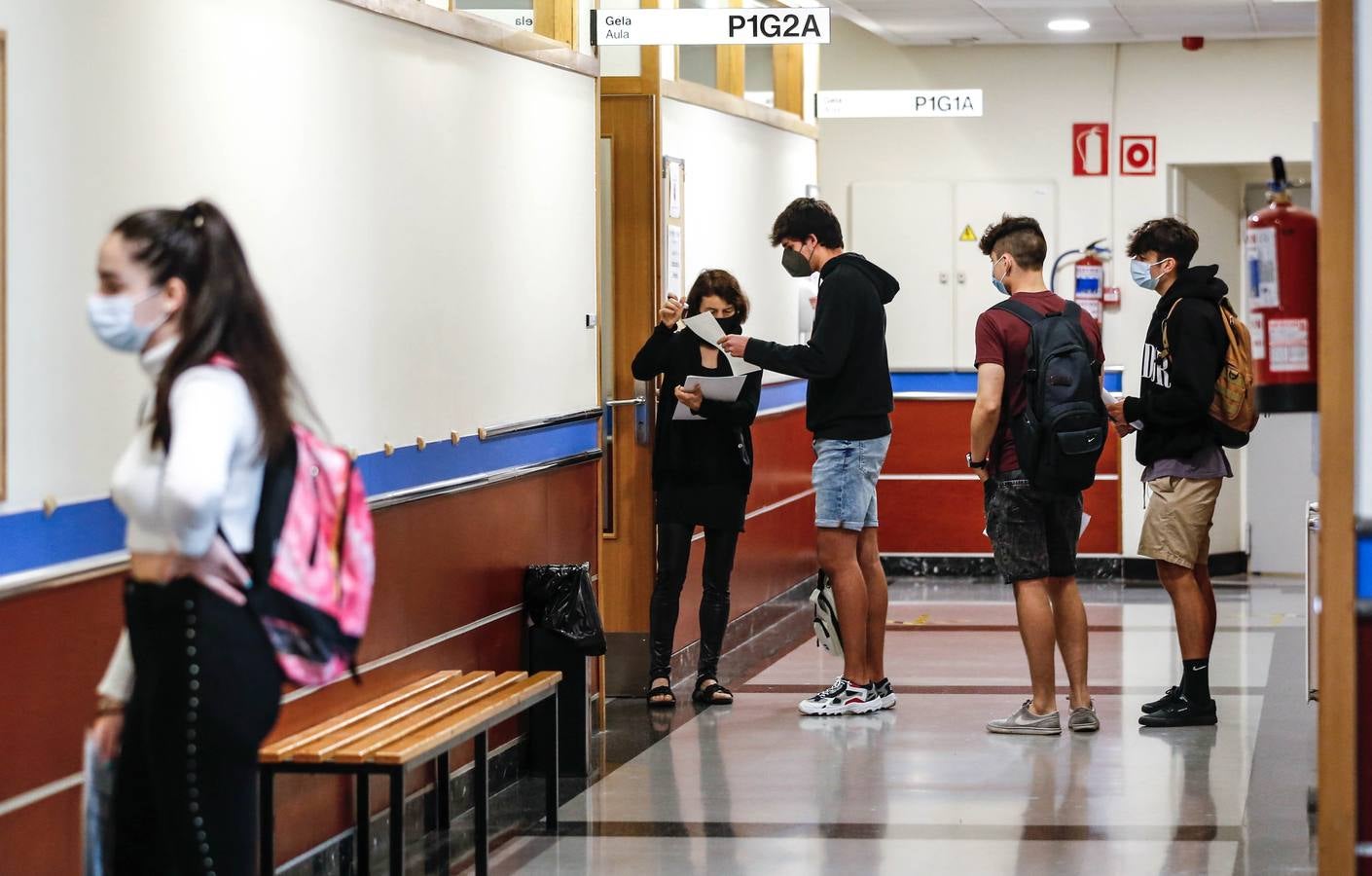 Fotos: Primera jornada de la Selectividad 2021