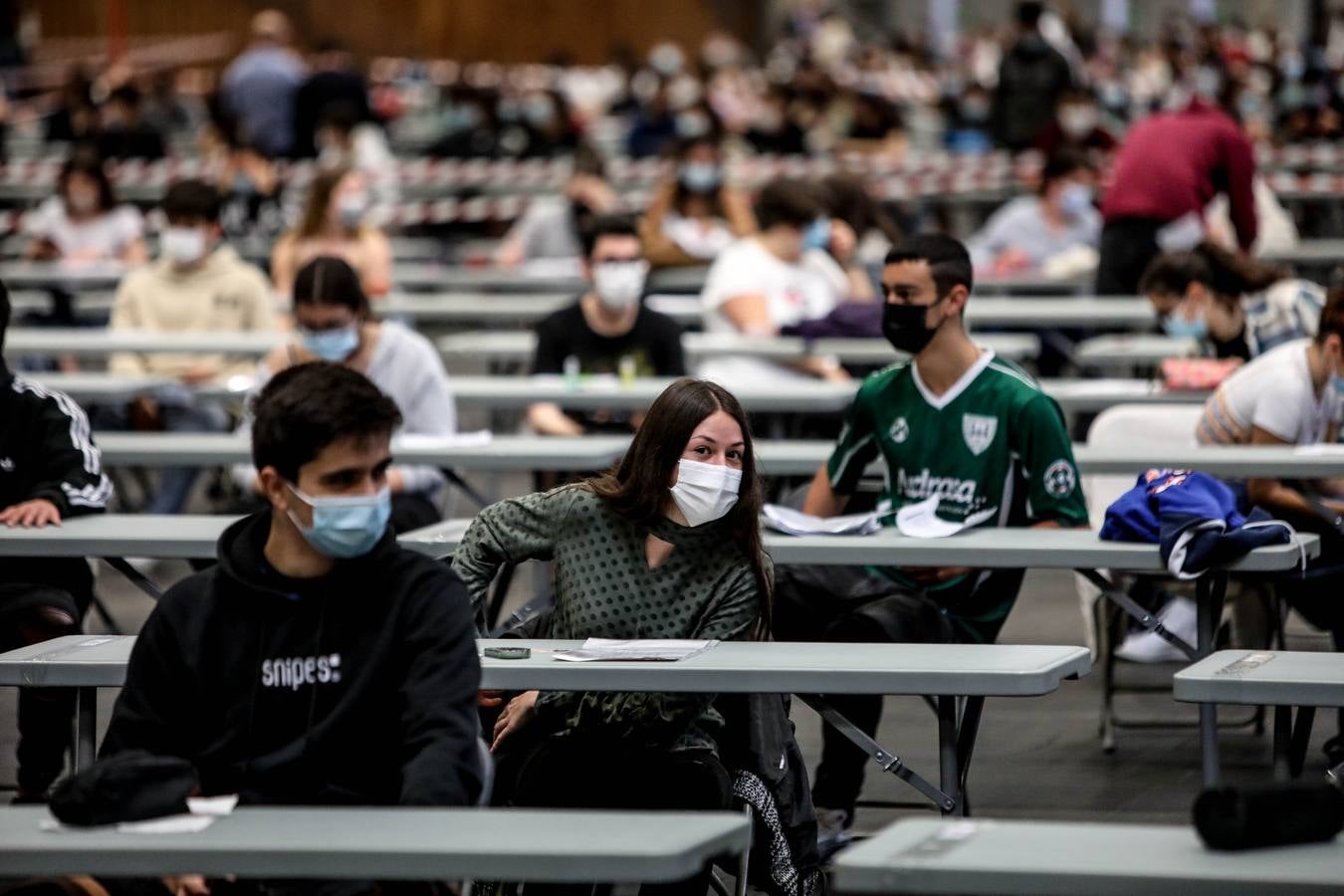 Fotos: Primera jornada de la Selectividad 2021