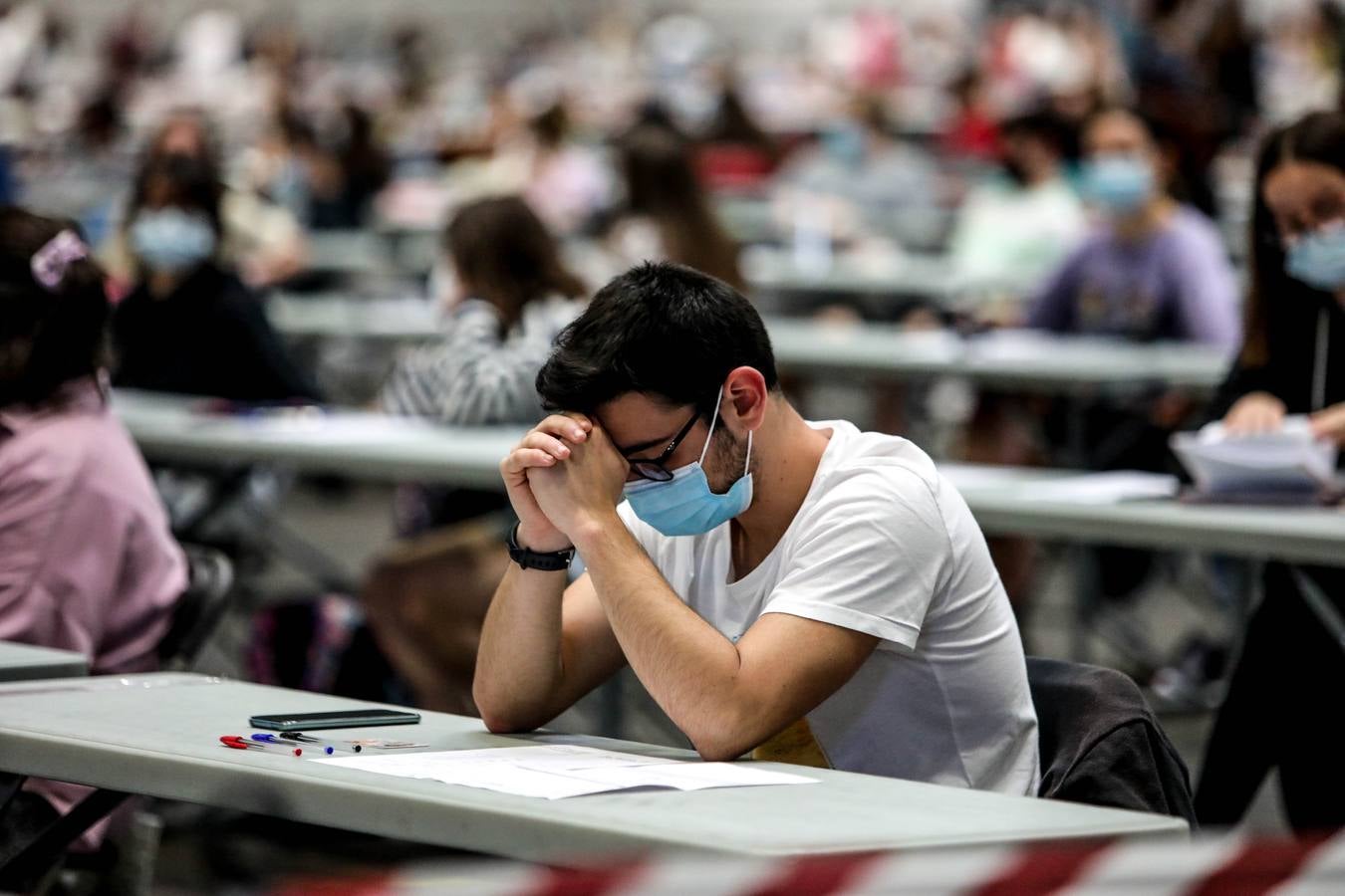 Fotos: Primera jornada de la Selectividad 2021