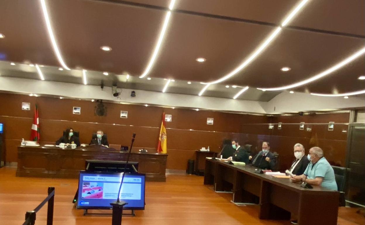 Ha sido el primer juicio en Álava con jurado popular en este 2020.