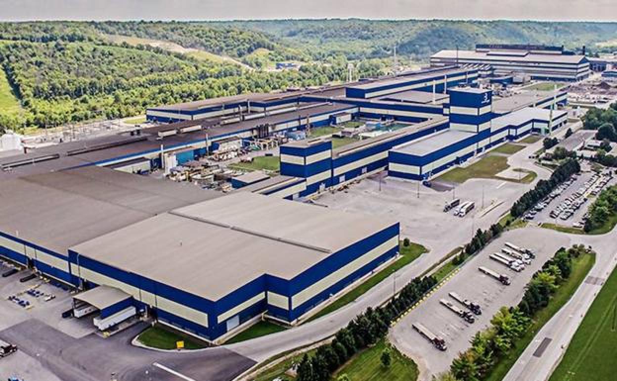 Instalaciones de NAS, del Grupo Acerinox, en Estados Unidos. 