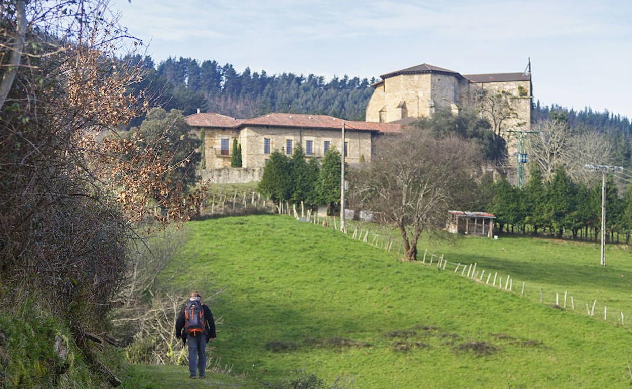 Monasterio de Zenarruza en Bolibar. 