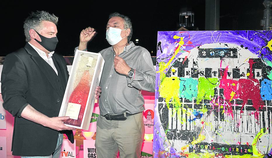 Joseba Fiestras y Roberto Brasero.