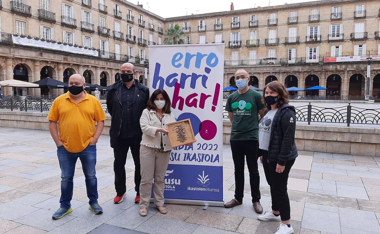 Ibilaldiaren aurkezpena egin dute ostegun honetan Bilboko Plaza Barrian.