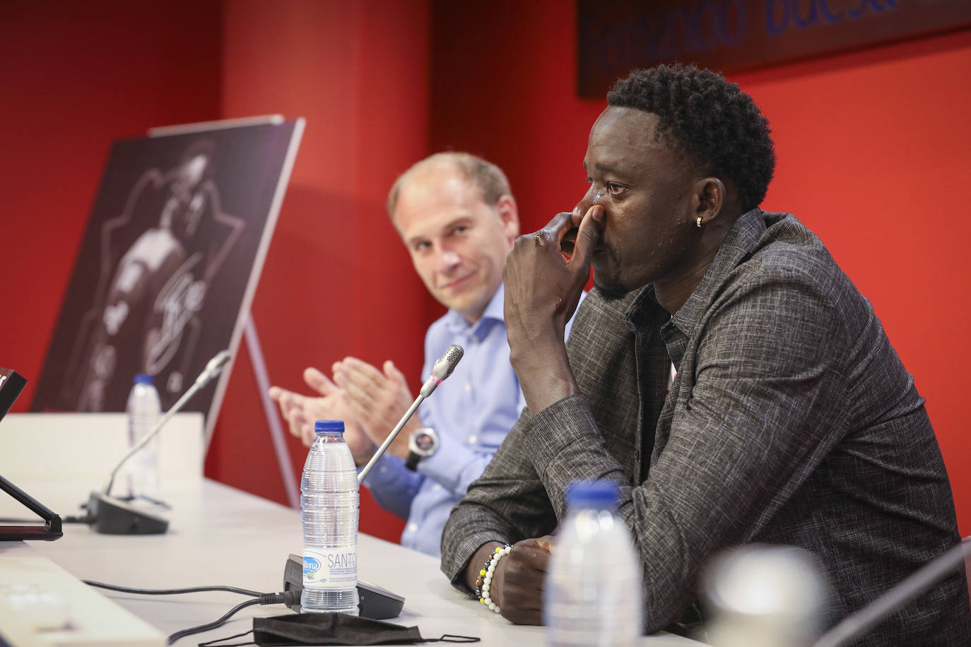 Fotos: La despedida de Diop del Baskonia, en imágenes