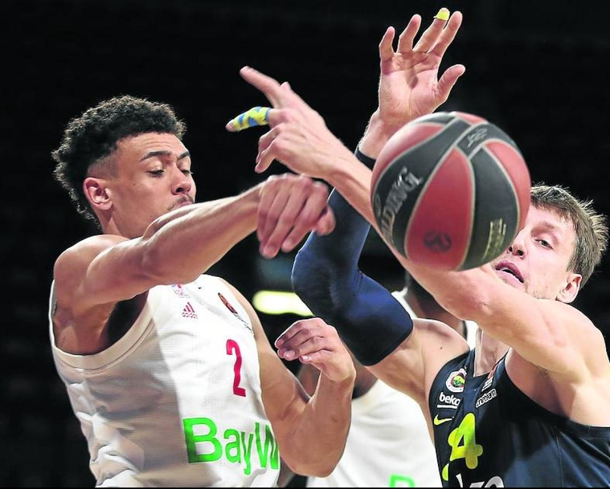 Wade Baldwin, durante un encuentro de la pasada Euroliga.