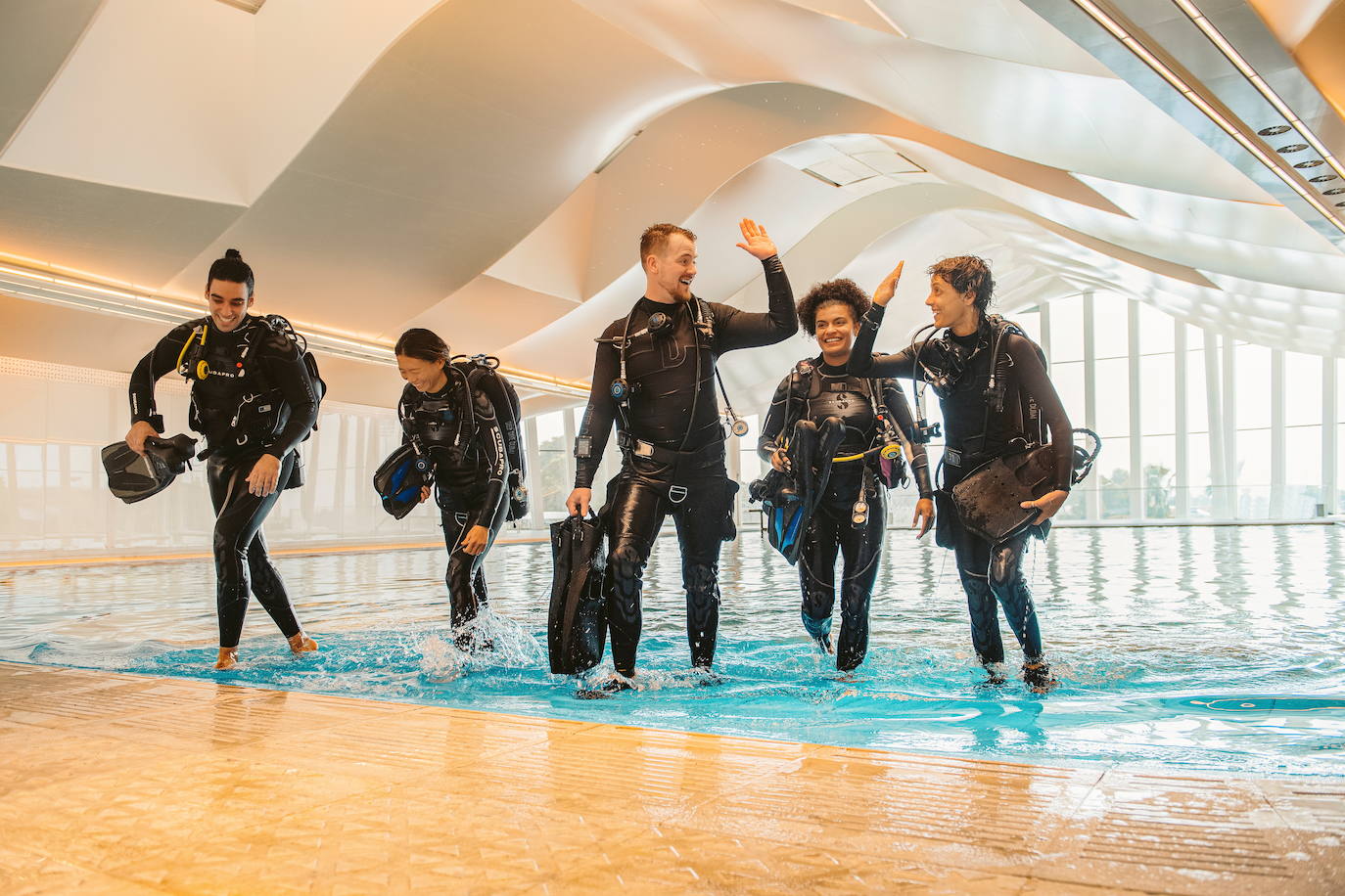 Fotos: Así es Deep Dive Dubai: la piscina más profunda del mundo