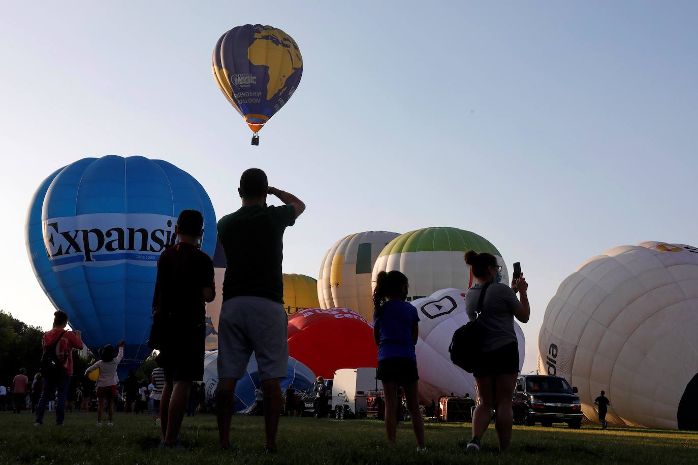 Fotos: Espectacular concentración de globos aerostáticos