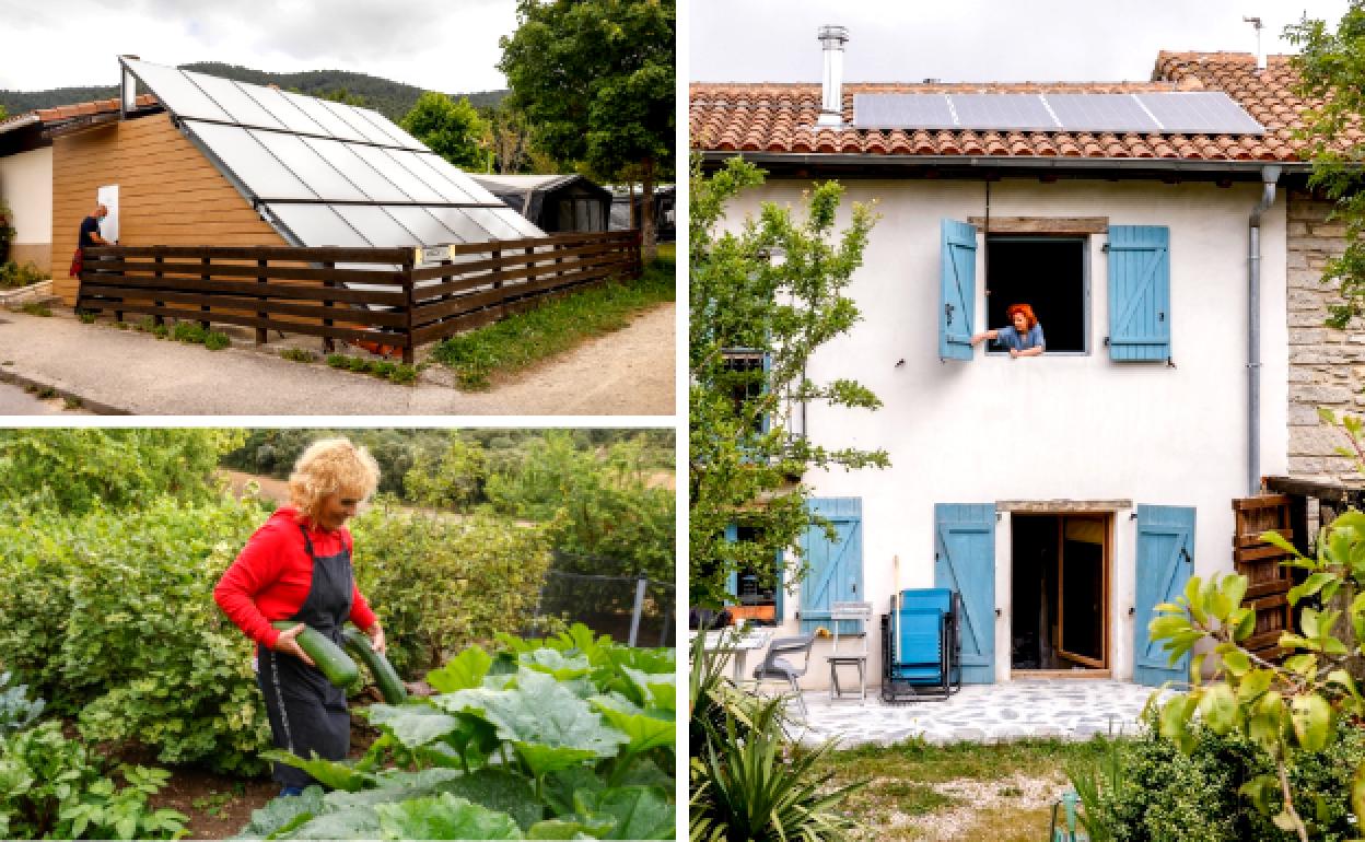 Exterior de los alojamientos rurales. 