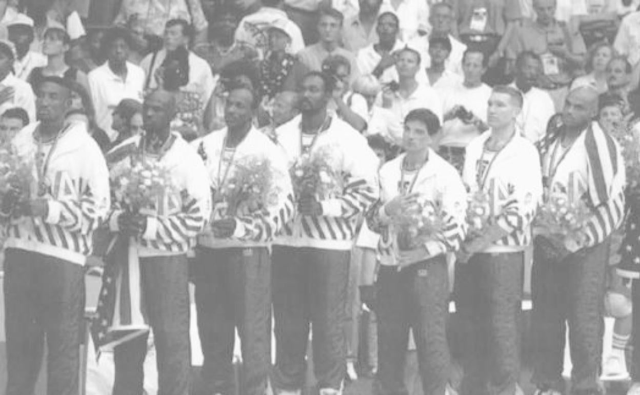 El 'Dream Team', con el oro en Barcelona'92.