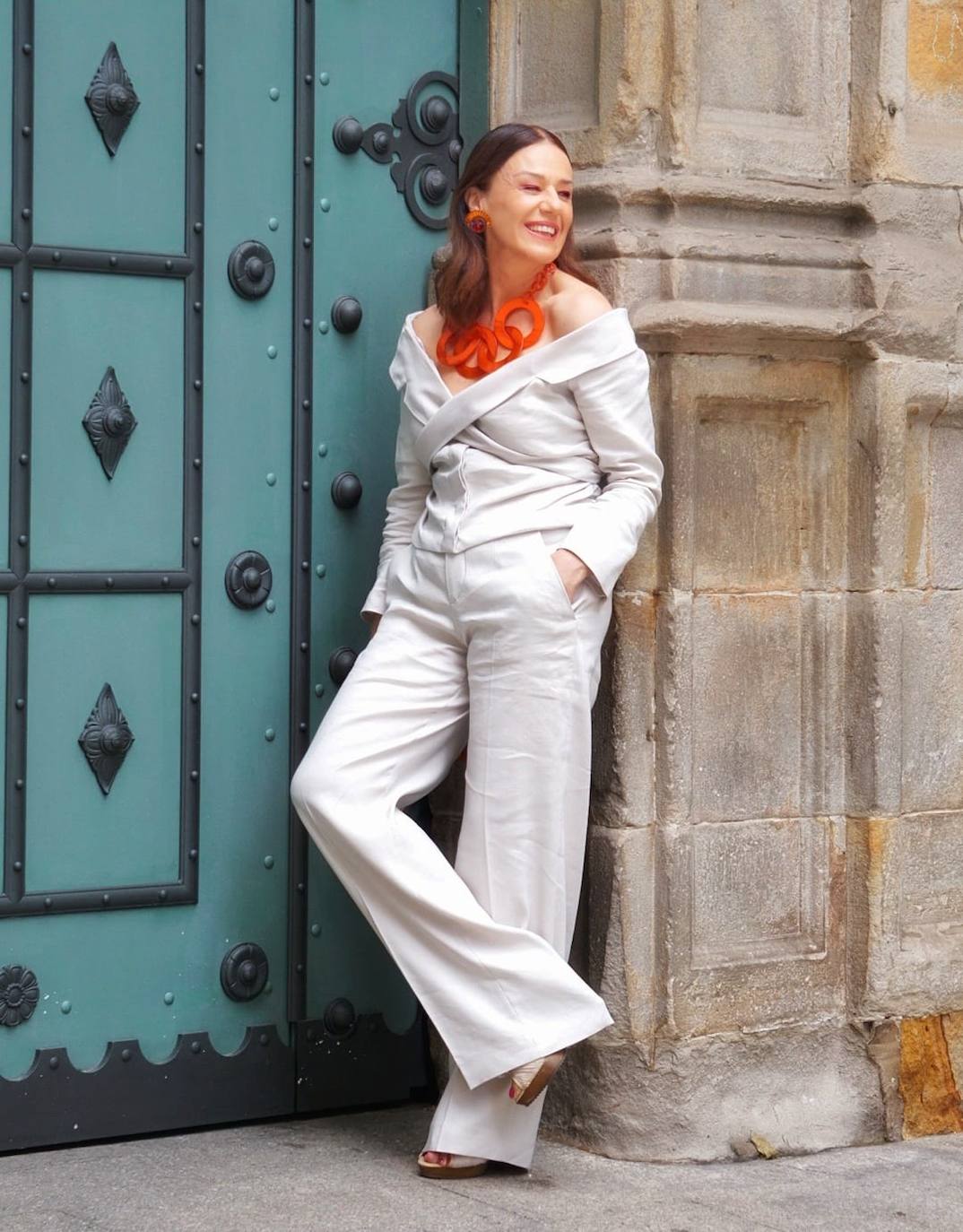 Fotos: Amaia, la periodista que no pasa desapercibida en Bilbao con sus looks asequibles y