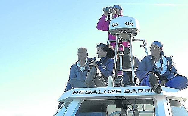 Ruta para agorka ociovistar fauna cantábrica. Una pequeña parte de la tripulación de Verballenas.