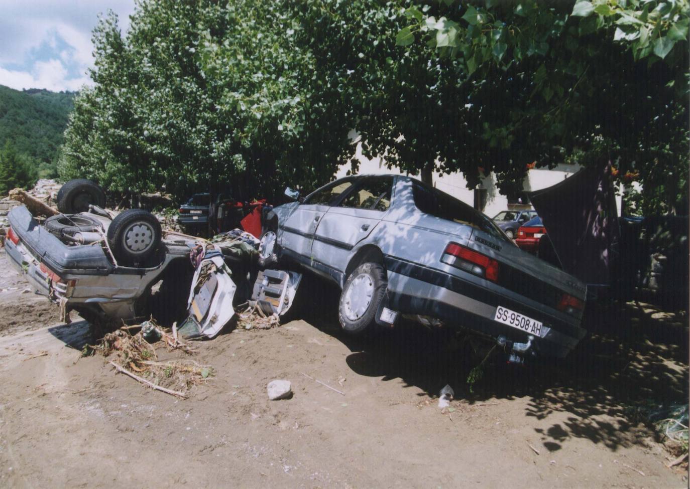 Fotos: El día que el agua se tragó un camping en Biescas