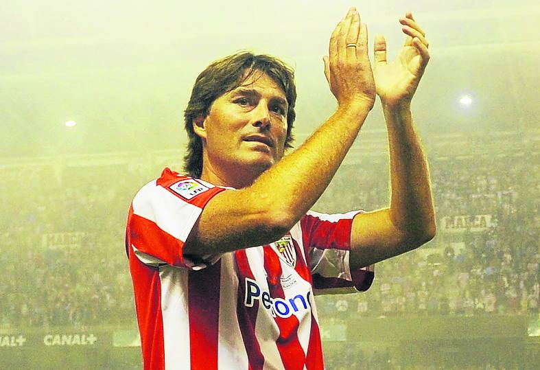 Guerrero, en uno de sus últimos partidos con el Athletic.