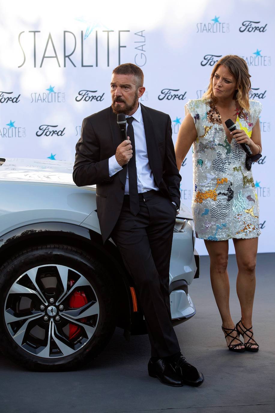Sandra García-Sanjuán y Antonio Banderas presentadores de la Starlite Gala este domingo en Marbella