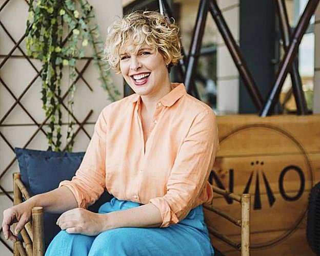 El look ideado por Iñaki Fernándel Lodi para Tanía Llasera.