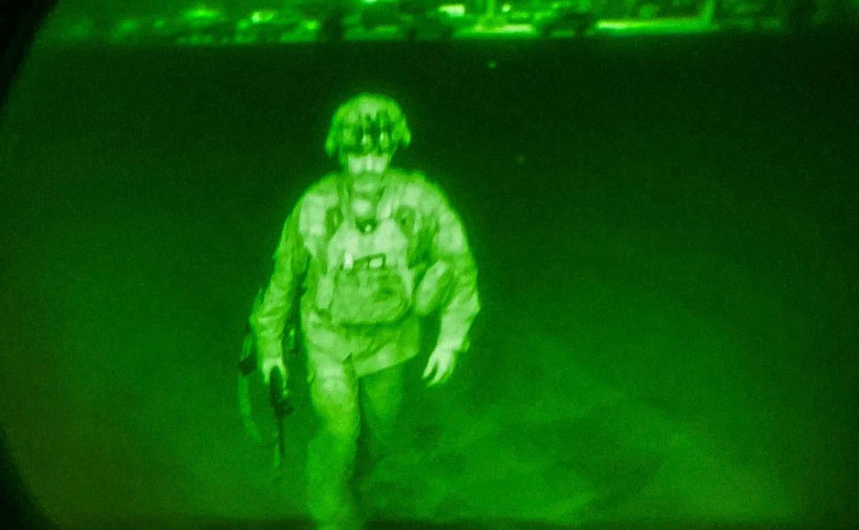 Chris Donahue, el último militar de EE UU en abandonar Afganistán