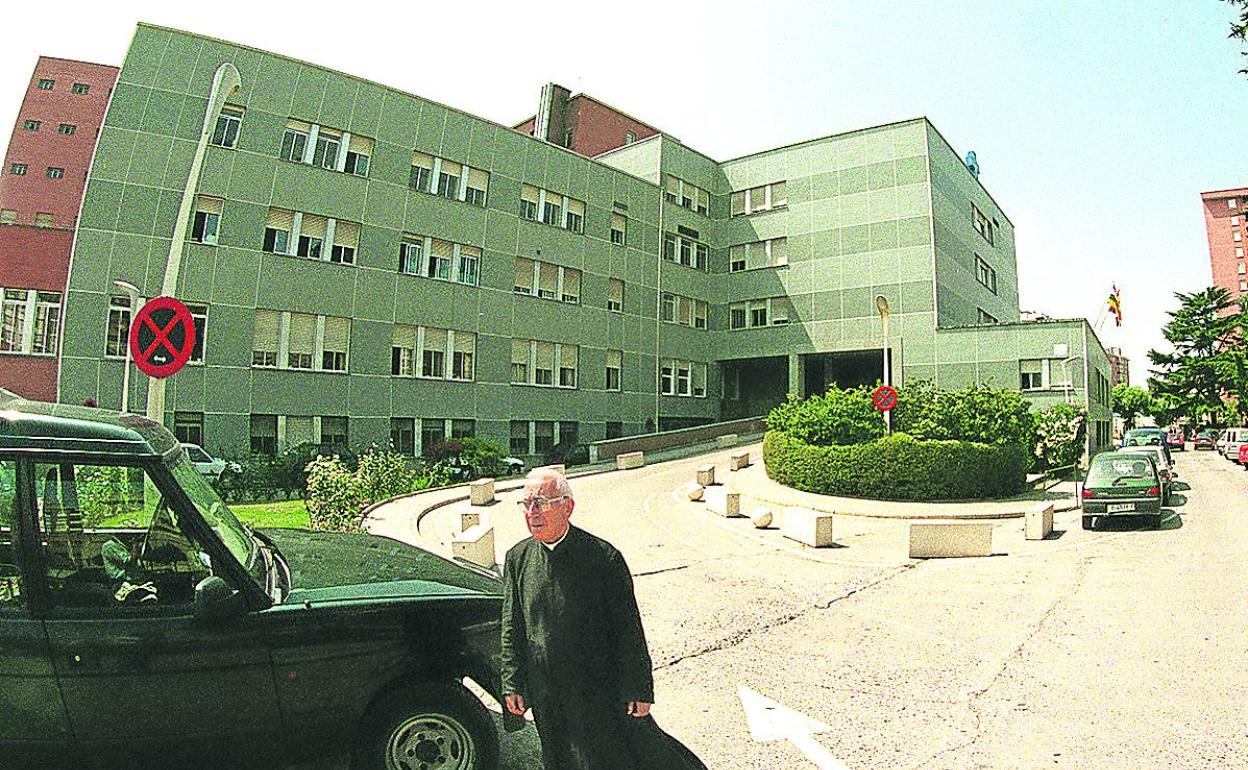 Imagen de archivo del ya desaparecido Hospital San Millán, donde se produjo el intercambio de las bebés. 