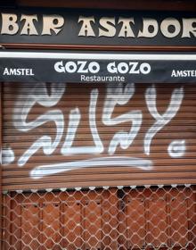 Imagen secundaria 2 - ¿Quién es la Susy que mancha tantas fachadas en Bilbao?