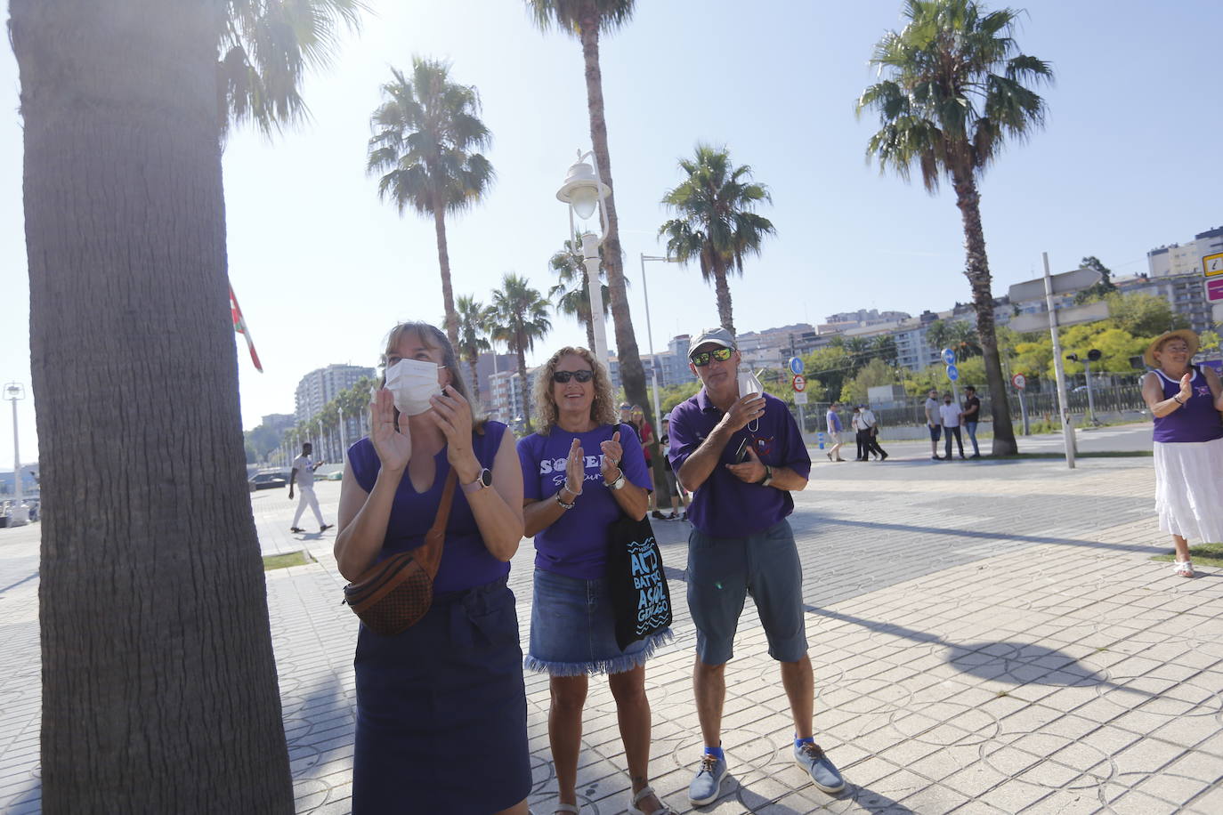 Fotos: Los vecinos de Santurtzi celebran el triunfo de La Sotera