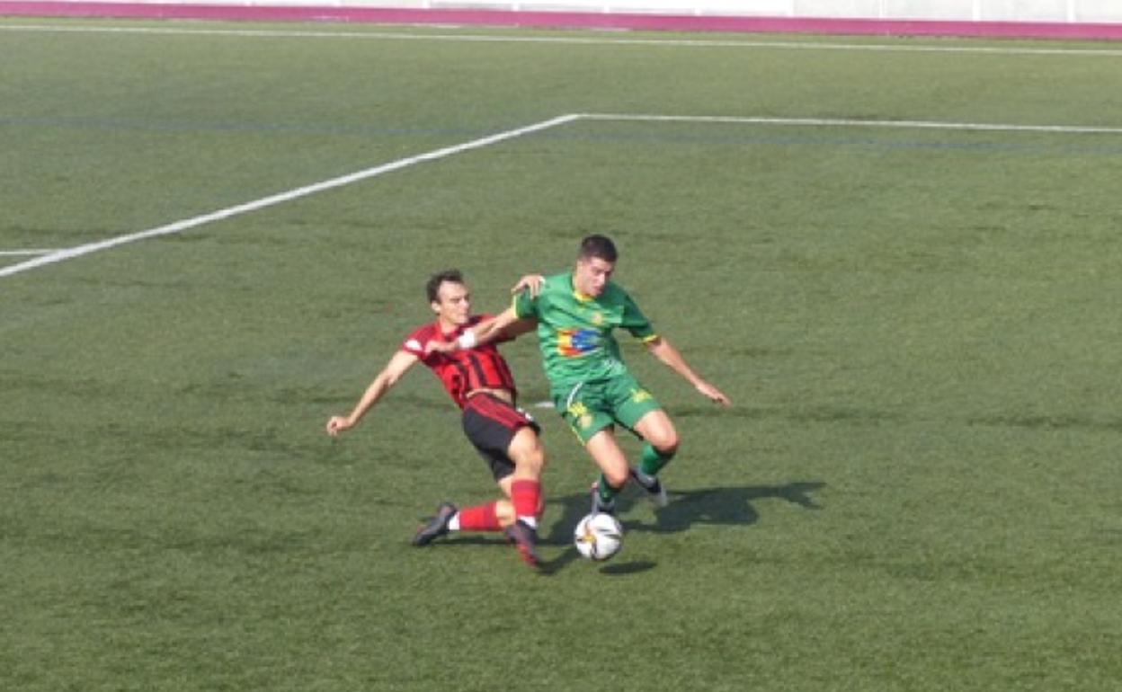 Un momento del partido