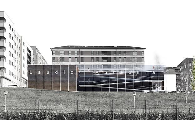 Imagen principal - Llodio proyecta un antzoki que costará seis millones de euros