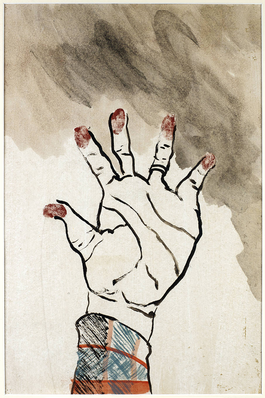 'Mano 2', acuarela de fecha desconocida.