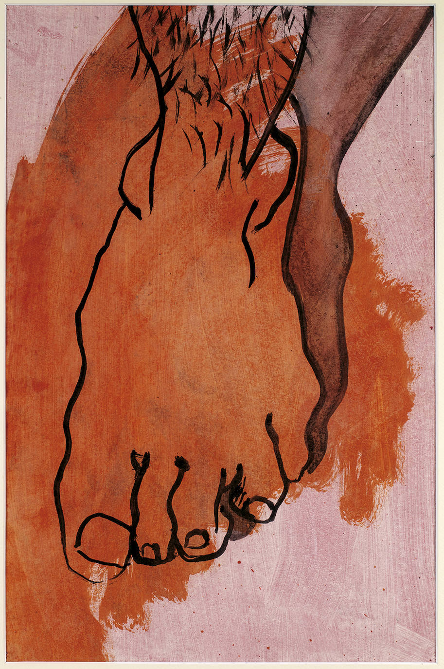 'Pie 1', acuarela de fecha desconocida.